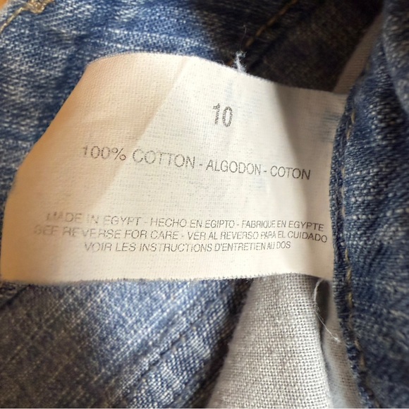 Gloria Vanderbilt Classic Denim Shorts - Medium Wash Blue - Women's Size 10 - Picture 4 of 7